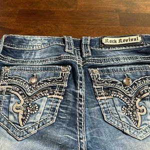 Rock revival jeans, size waist, 28 length 30 bootcut